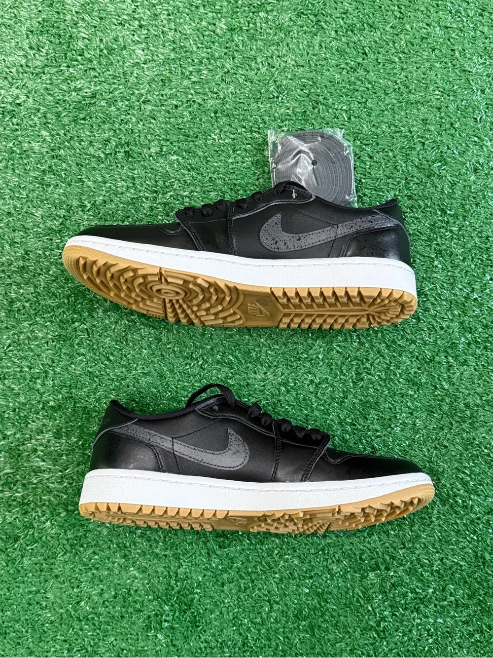 Nike Air Jordan 1 Low G Golf Shoes Black Gum Men’s Size 7 New